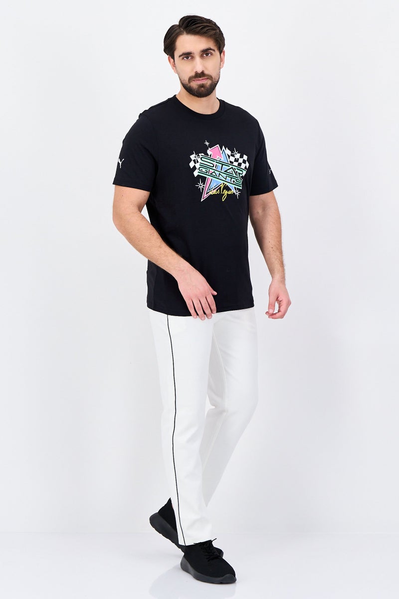 Puma x Mercedes AMG Men Sportswear Fit Short Sleeve Outdoor T-Shirt, Black - Image 4